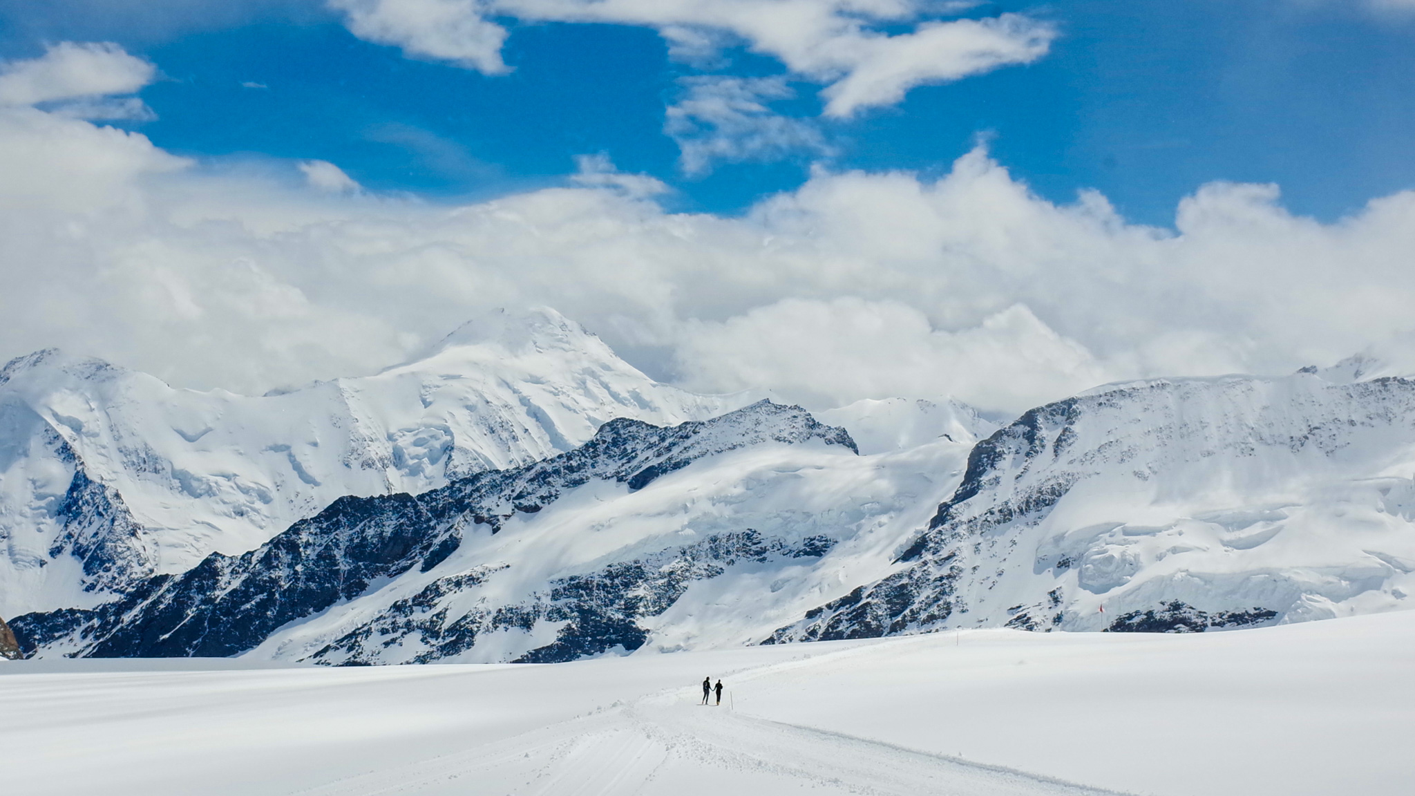 少女峰Jungfrau－瑞士阿爾卑斯山脈的雪白世界